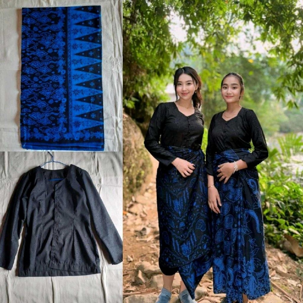 Kebaya Baduy 1 Set Stelan Khas Wanita Baduy Luar