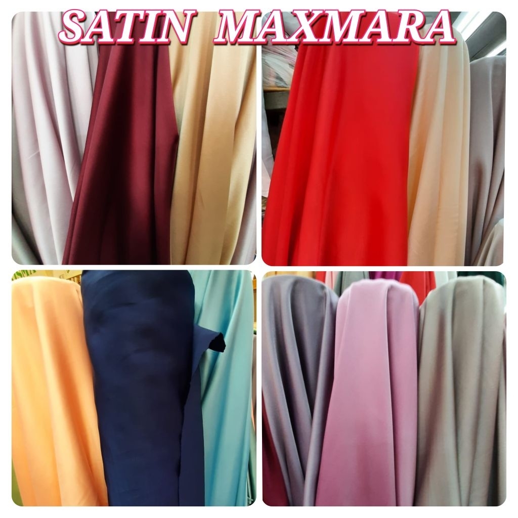 Satin Maxmara / Kain Satin Maxmara / Bahan Maxmara / Bahan Satin Maxmara