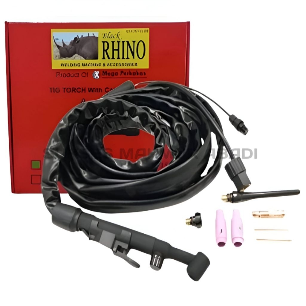 Stang Las Argon RHINO WP17 4 Meter/Stang Tang Las Argon WP 17/Tig Torch/Stang Argon