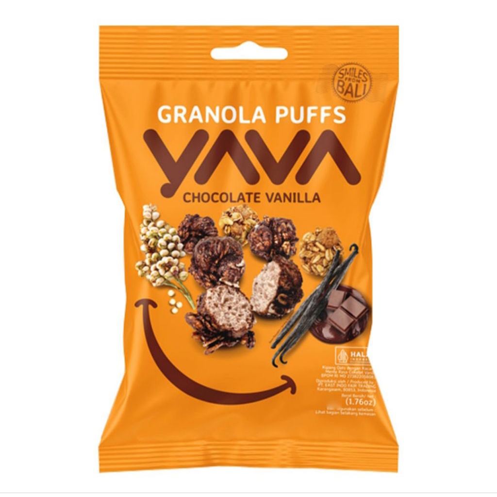 

YAVA Granola Puffs Cokelat Vanila 35 g