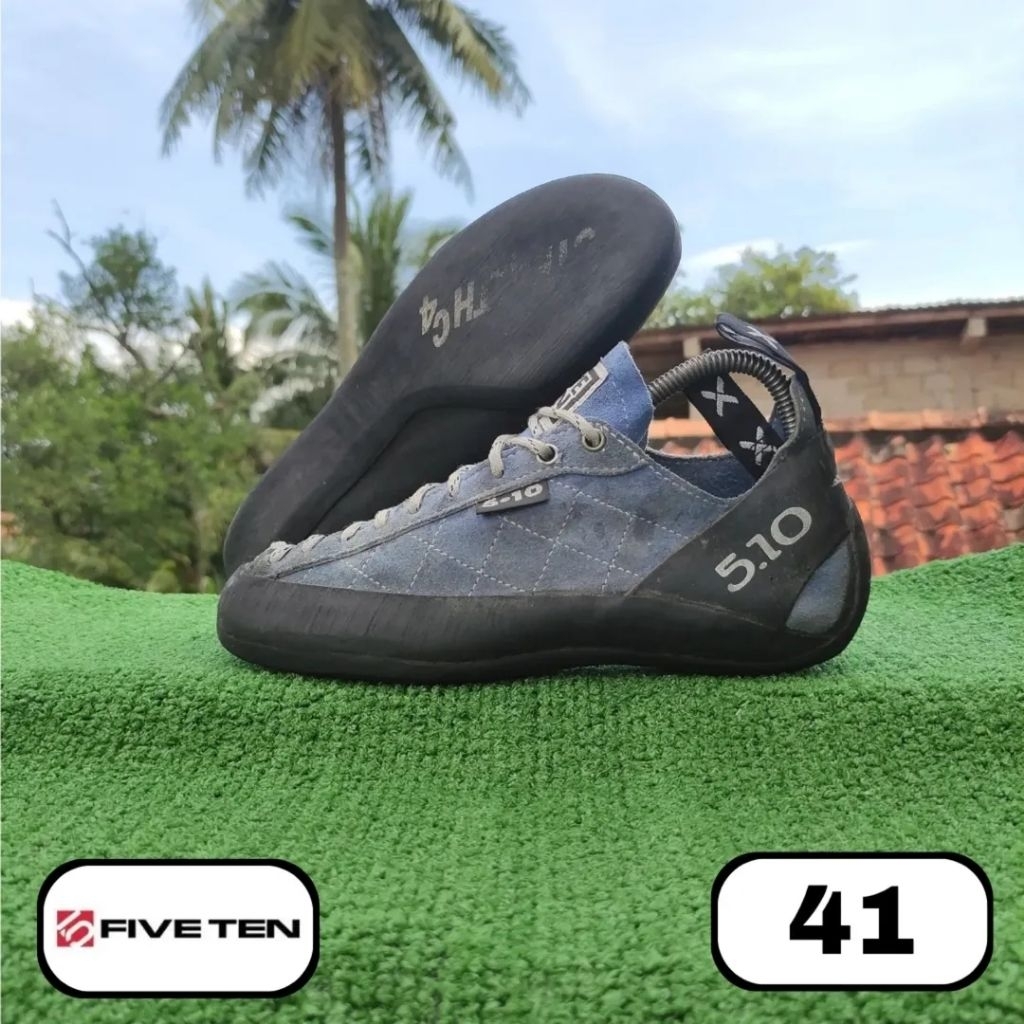 sepatu climbing panjat tebing Five Ten Spire Blue 41