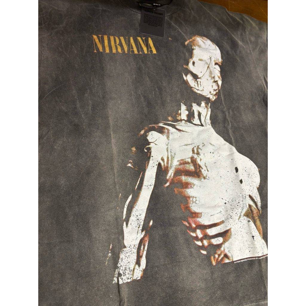 T-Shirt / Tees Bootleg NIRVANA Band Faded Colour (NEW)