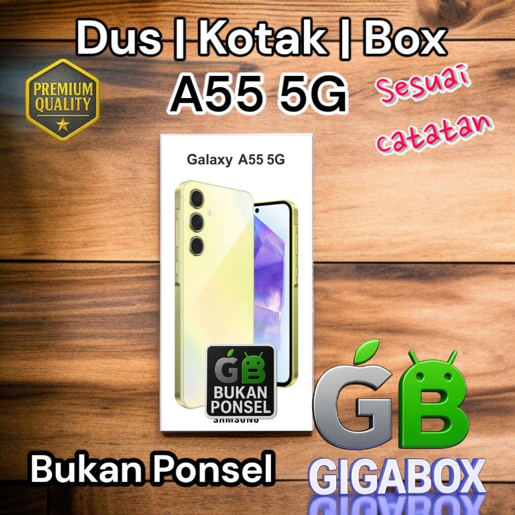 

Dus | Kardus | Box Galaxy A55 5G Premium– Fullset Premium & Dus Only Sesuai Catatan Kualitas Terbaik