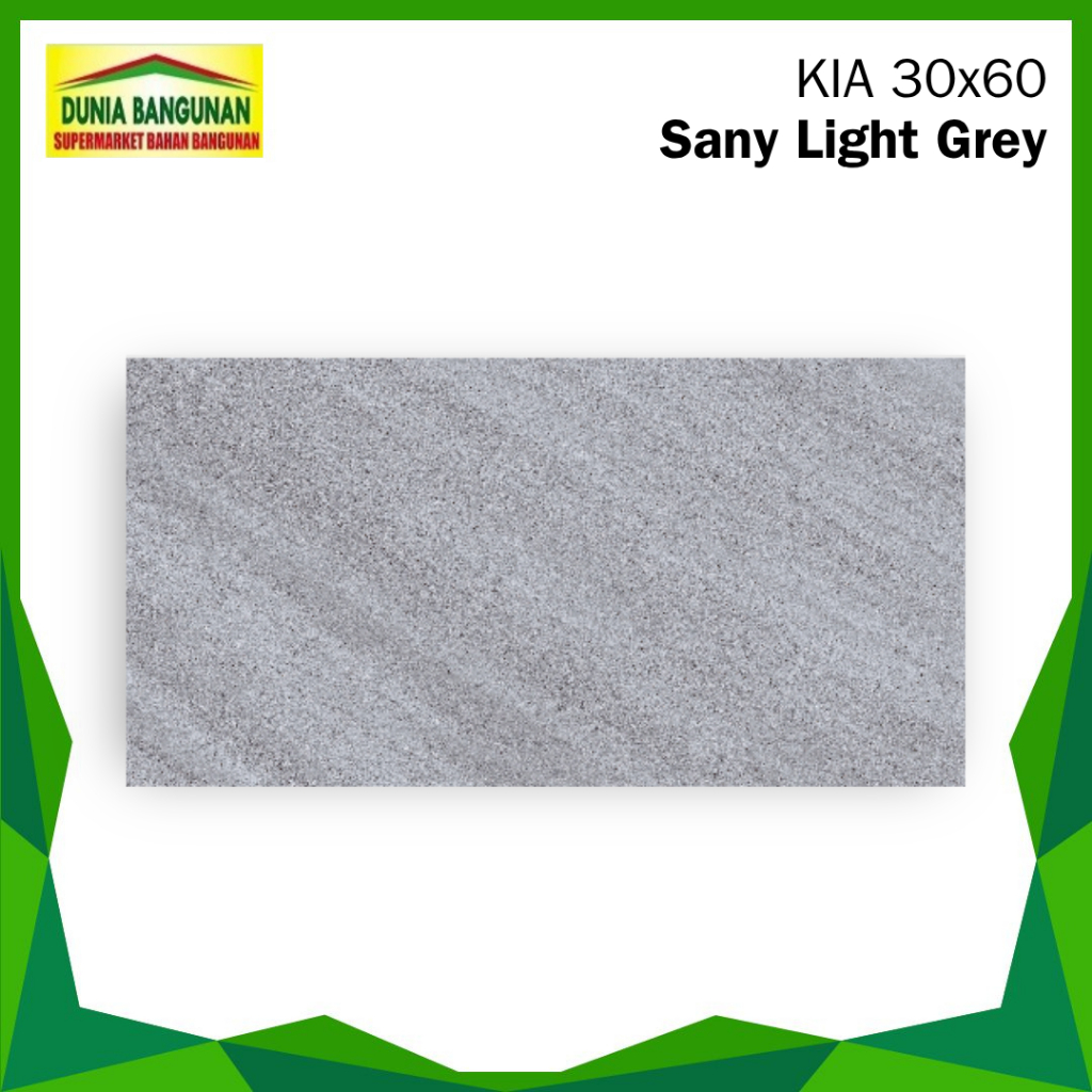 Keramik 30x60 KIA Sandy Light Grey Keramik Dinding Cutting Glossy / Keramik Dinding Kamar Mandi / Ke
