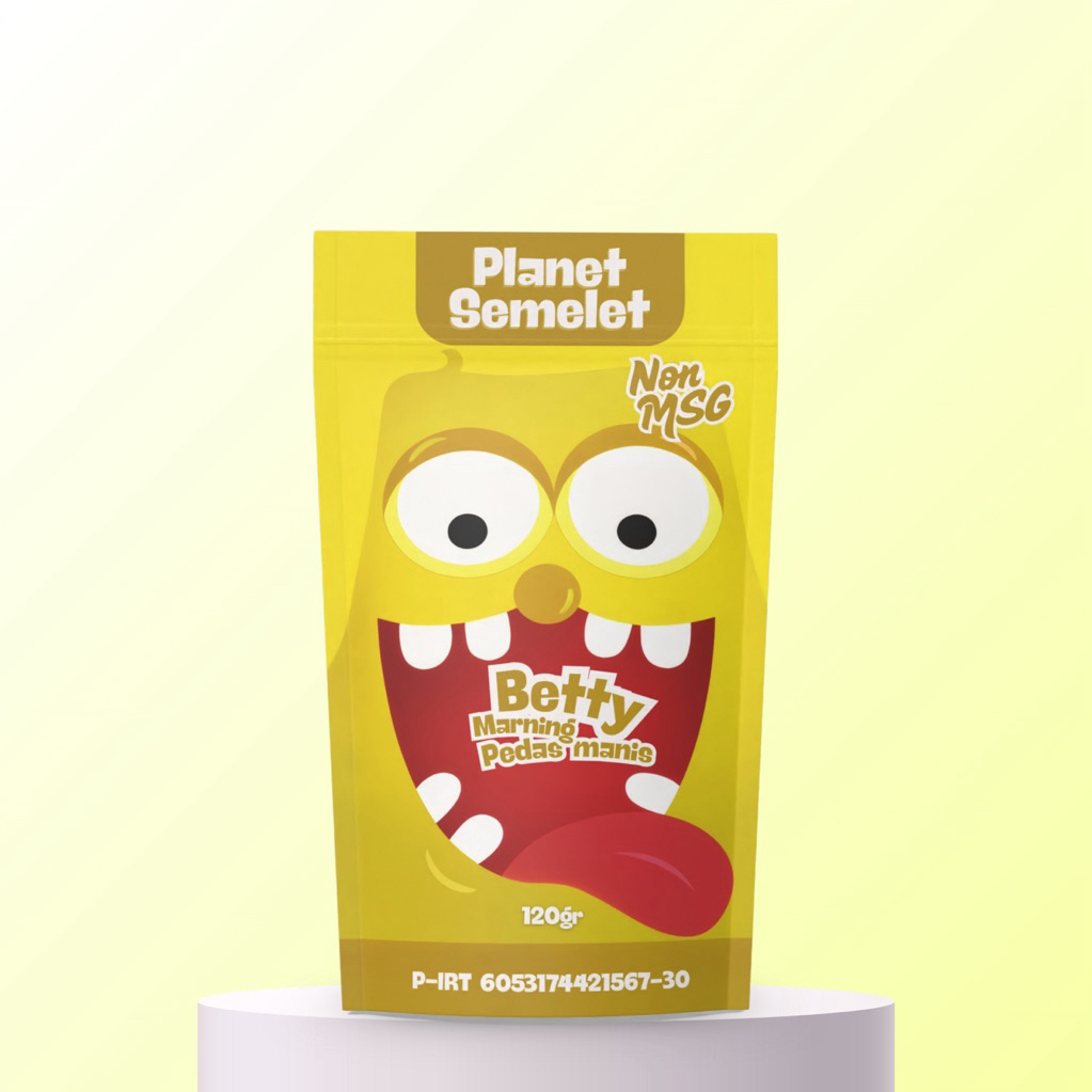 

BETTY - Marning Jagung Planet Semelet NON MSG - 120gr