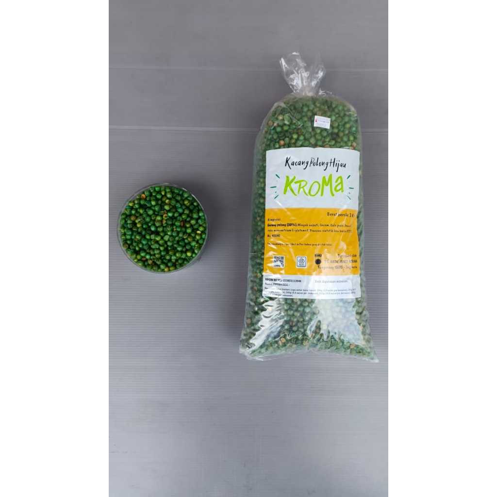 

Sehati Snack - Kacang Ijo Polong Kroma Cemilan Enak Renyah 250gram 500gram ecer