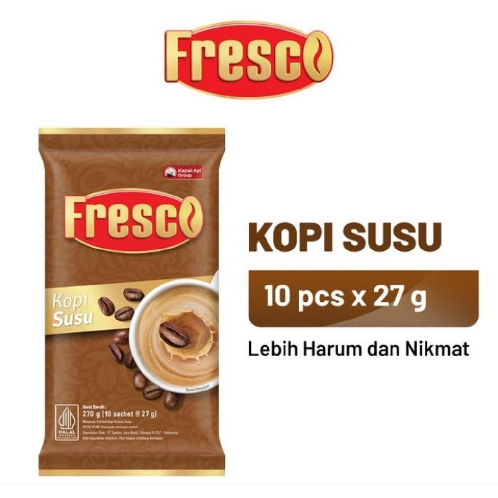 

Fresco Susu 1 Pack ( 10 x 27 ) gr Kemasan