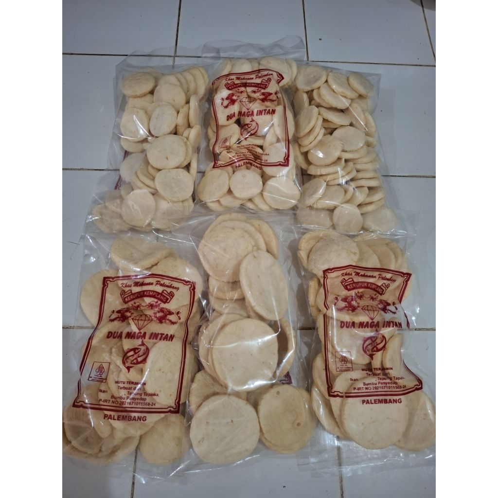 

Paket 1,2Kg Kemplang Peser(Besar") Mix Kanceng(Sedang") Masing" 200Gram×6Pcs(Bungkus)