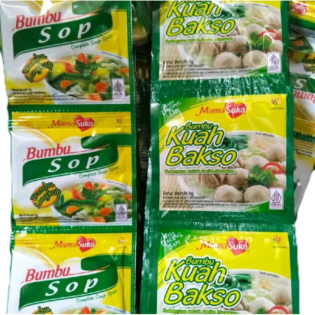 

PAKET EXTRA COMBO 24 PCS BUMBU SOP + 24 PCS BUMBU BAKSO KUAH BUMBU PENYEDAP BUBUK INSTAN MAMASUKA