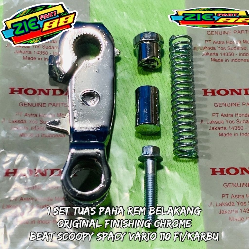 Paha tuas rem belakang chrome beat BEAT FI karbu Scoopy  Vario 110  Spacy krum  Chroome