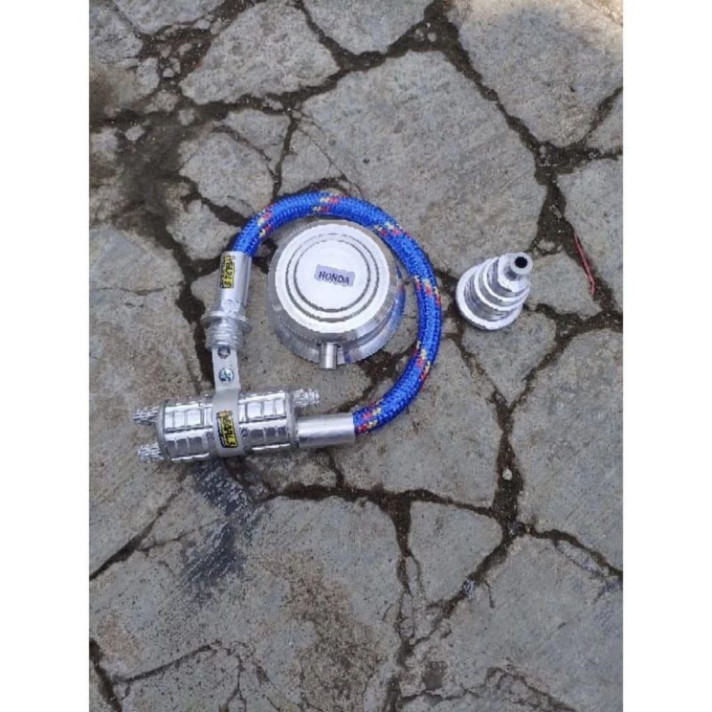 Tabung hawa plus tutup oli selang hawa set noken klep Honda pnp grand legenda Supra warna