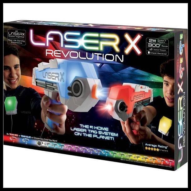 Laser X Two Player 2 Gun Revolution Blaster Laser Tag Gaming