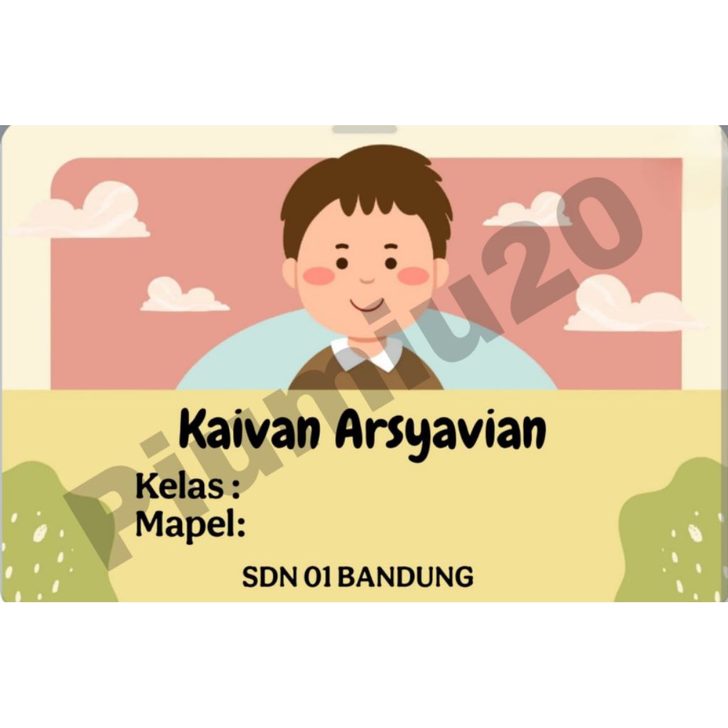 

STIKER LABEL BUKU SEKOLAH ANAK TINGGAL TEMPEL