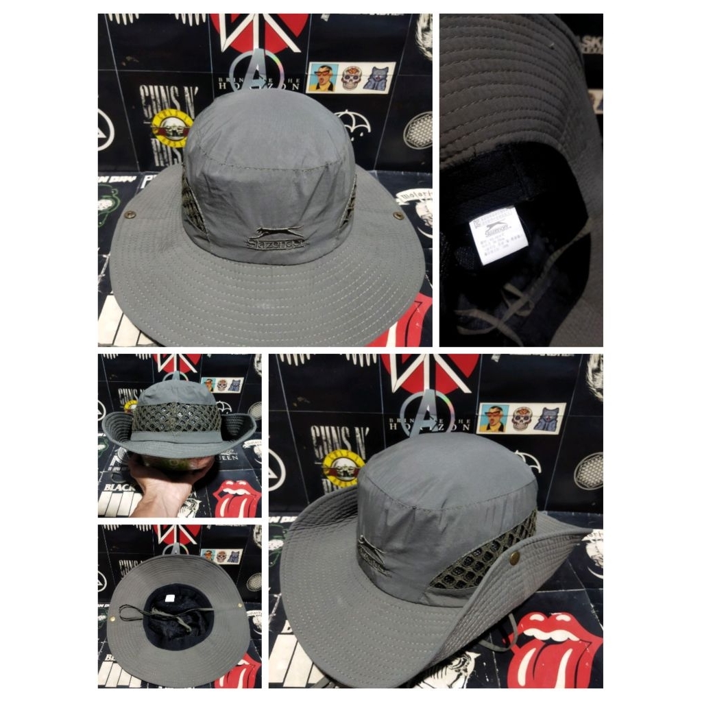 topi second import jungle hat SLAZENGER series