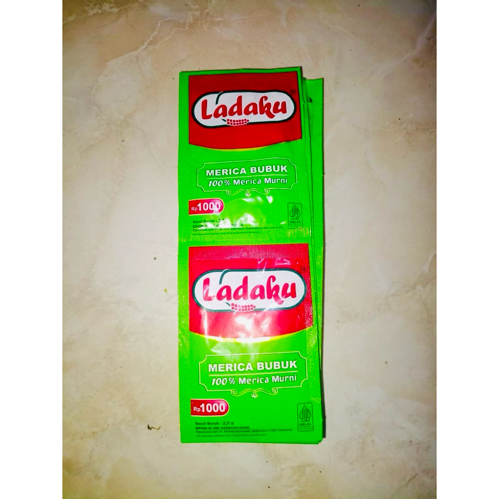 

Ladaku merica bubuk 100% merica 1 renceng