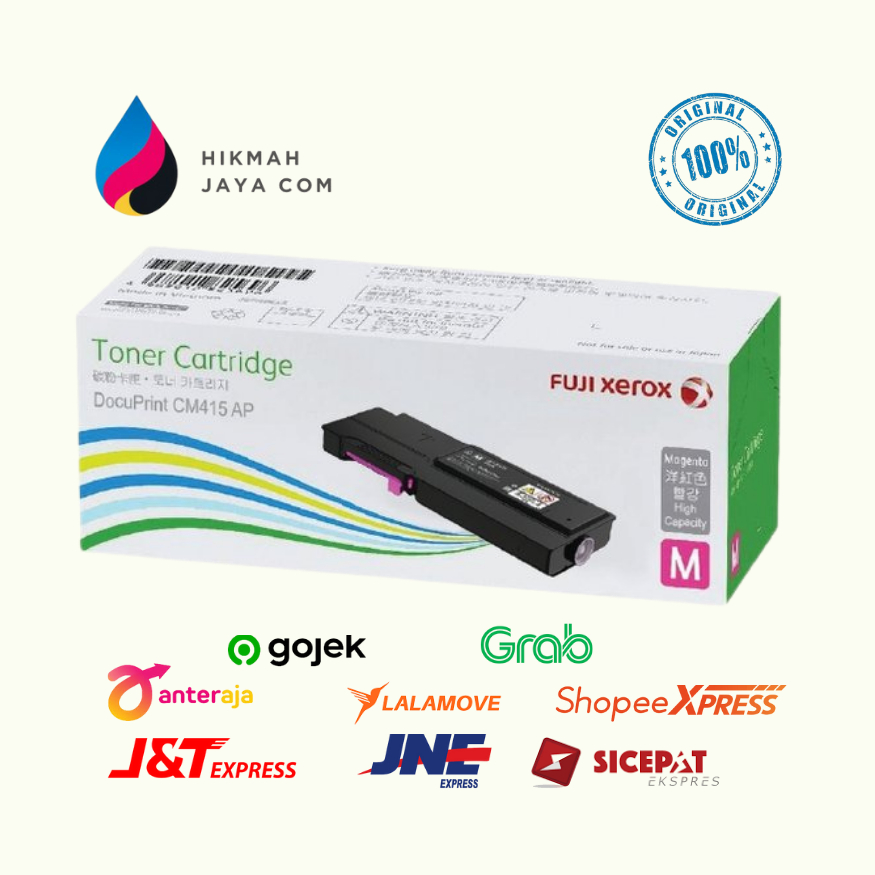 Toner Fuji Xerox Cm415Ap Original Ct202354 Magenta