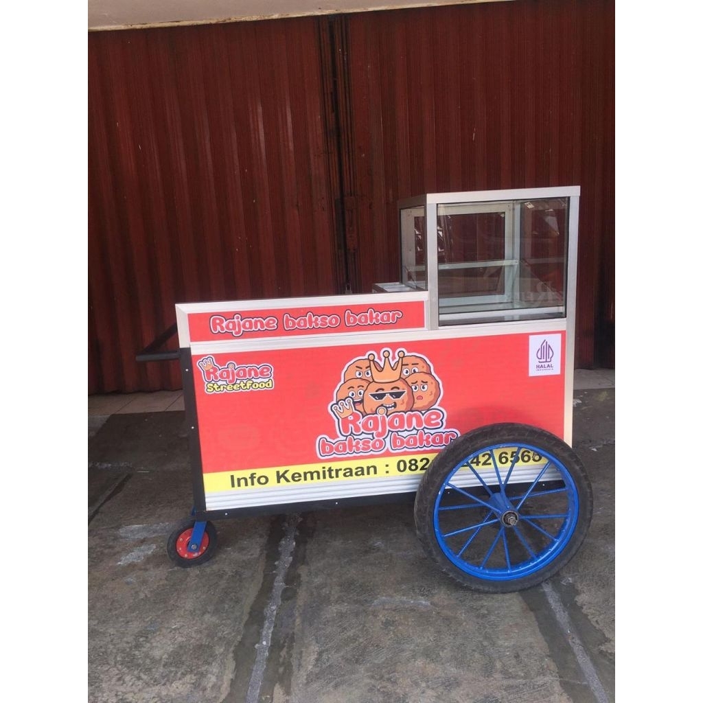 JOGJA & SEKITARNYA. gerobak dorong keliling cilok cilor es krim