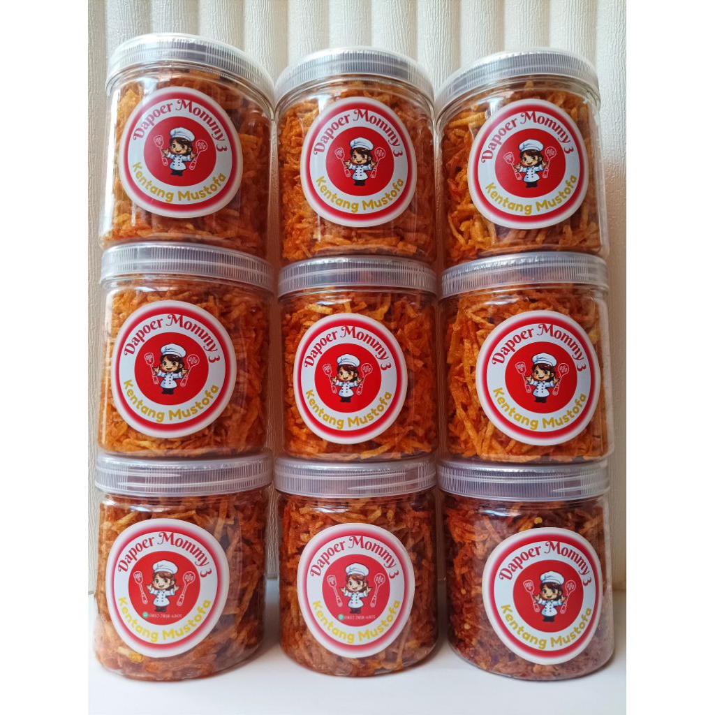 

Kentang Mustofa Pedas Manis Renyah Uk Toples 600 ml Tanpa Bahan Pengawet. Makanan Kering / Kentang Balado / Kering Kentang