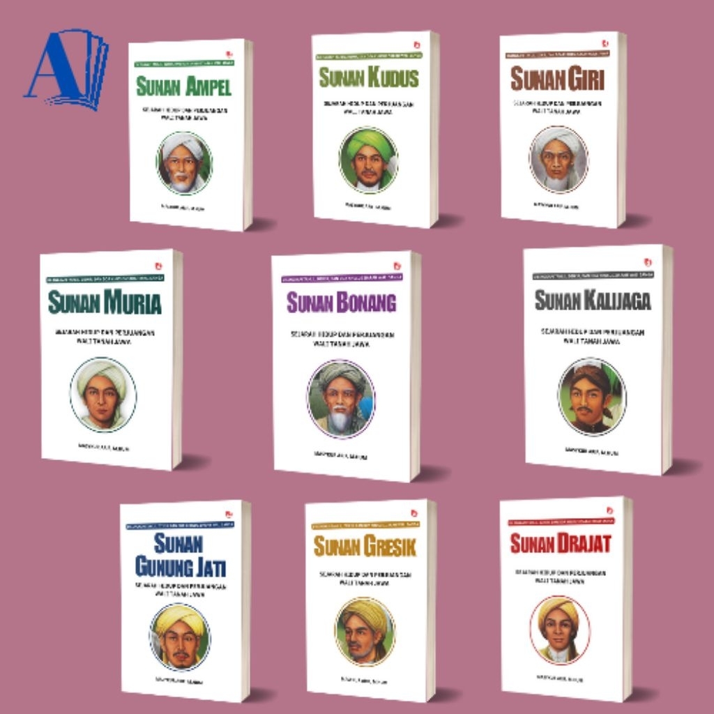 Paket Buku Walisongo - Sejarah Hidup dan Perjuangan Wali Tanah Jawa - Sunan Drajat - Sunan Giri