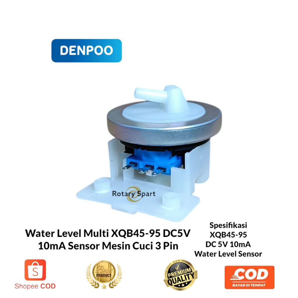 Water Level Sensor Mesin Cuci Denpoo 1 Tabung/Water Level Sensor Mesin cuci Top Loading