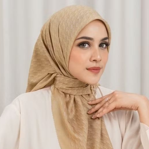 LEENA MONOGRAM SAND BUTTONSCARVES