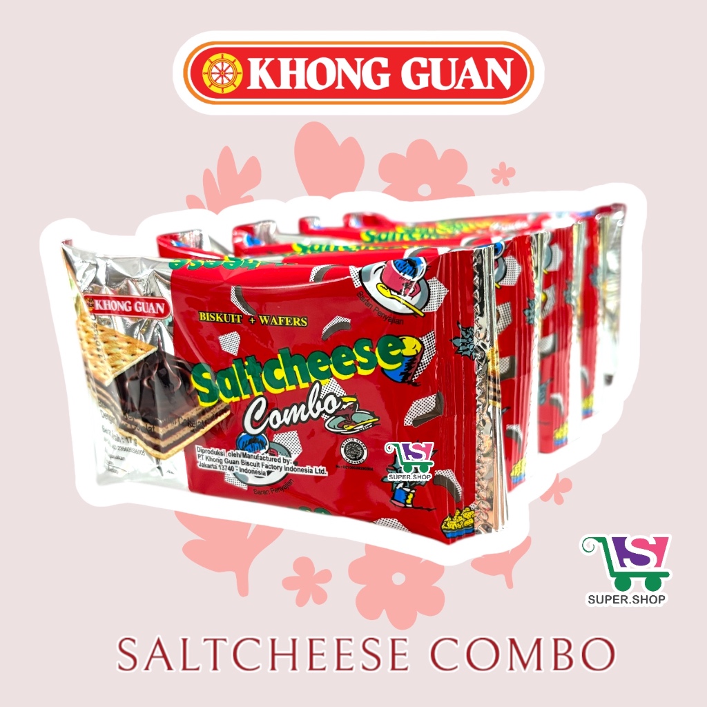 

Khong Guan Saltcheese Combo Biskuit Wafer Cokelat (isi 10 pcs)