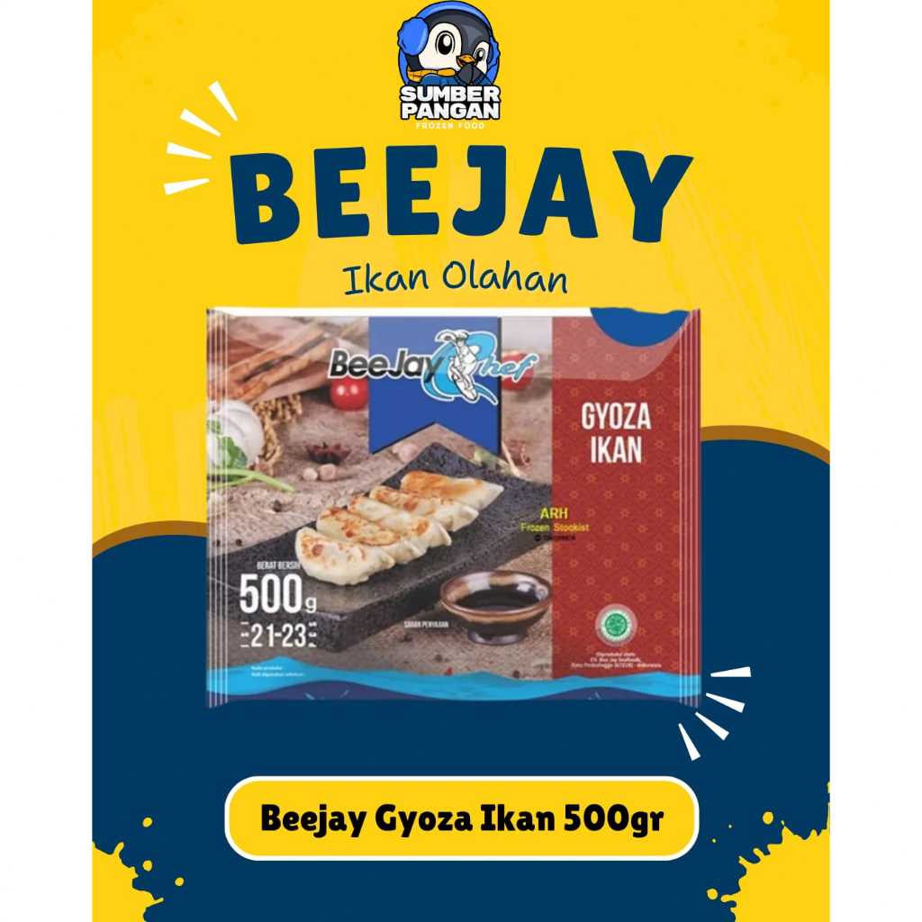 

Beejay Gyoza Ikan 500 gr(ikan olahan)