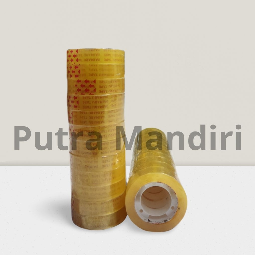 

Solasi bening tebal daimaru tape isi 12