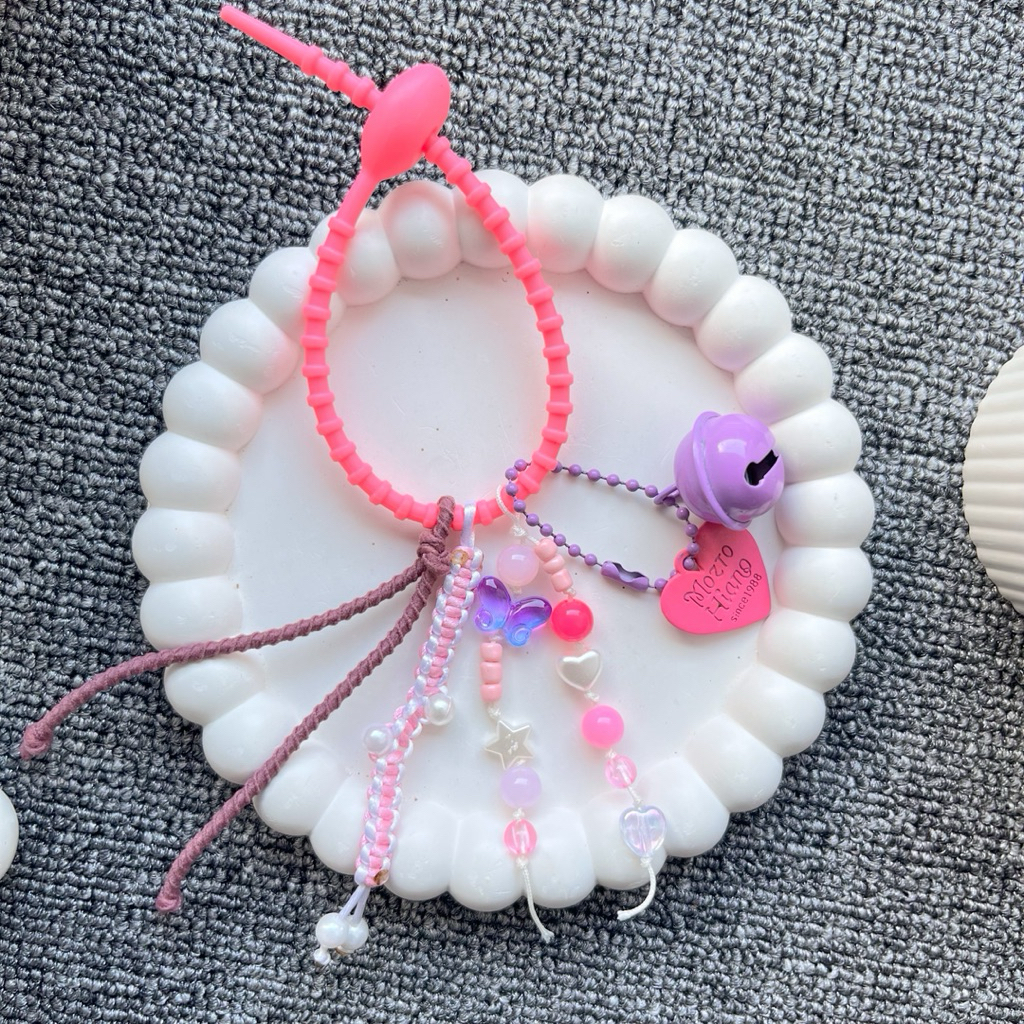 Gantungan manik aesthetic|gantungan kunci lucu|gantungan kunci