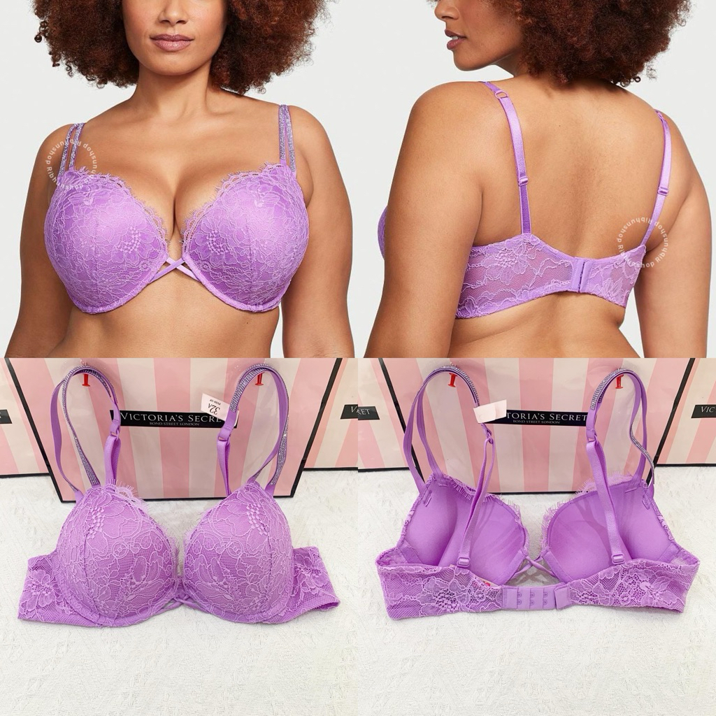 Victoria Secret Original Bombshell Bra Push Up Tebal Size 32A 32D 34B 11239131