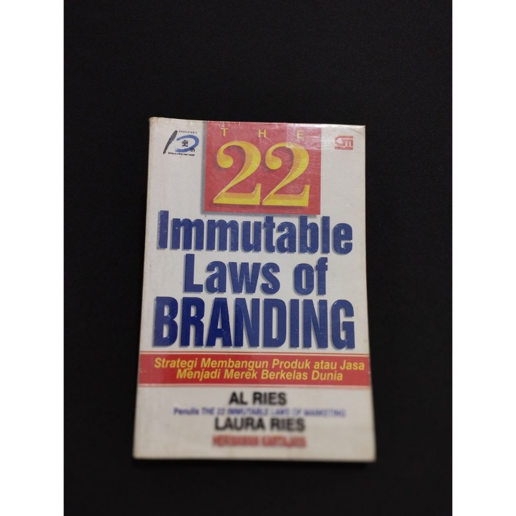 Buku The 22 Immutable Laws of BRANDING - Strategi Membangun Produk atau Jasa Menjadi Merek Berkelas 