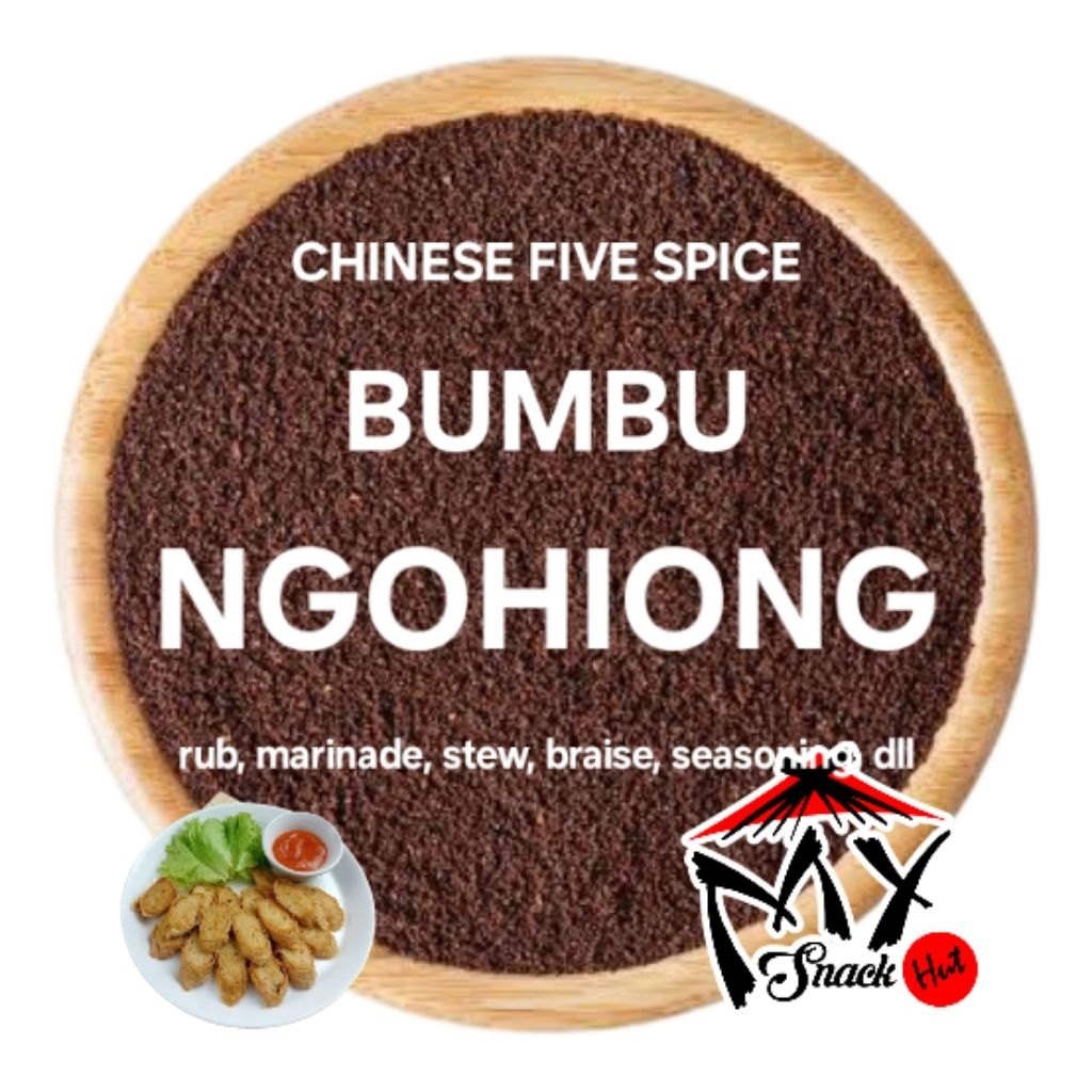 

BUMBU NGOHIONG 250GR CHINESE FIVE SPICE LIMA RASA MARINASI SAUS TABUR BEBEK PANGGANG POWDER HALAL