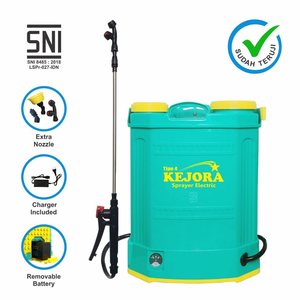 SPRAYER ELEKTRIK KEJORA 16 LITER / TANGKI CAS / SPRAYER ELEKTRIK MURAH / SEMPROTAN CAS / TANGKI CAS 