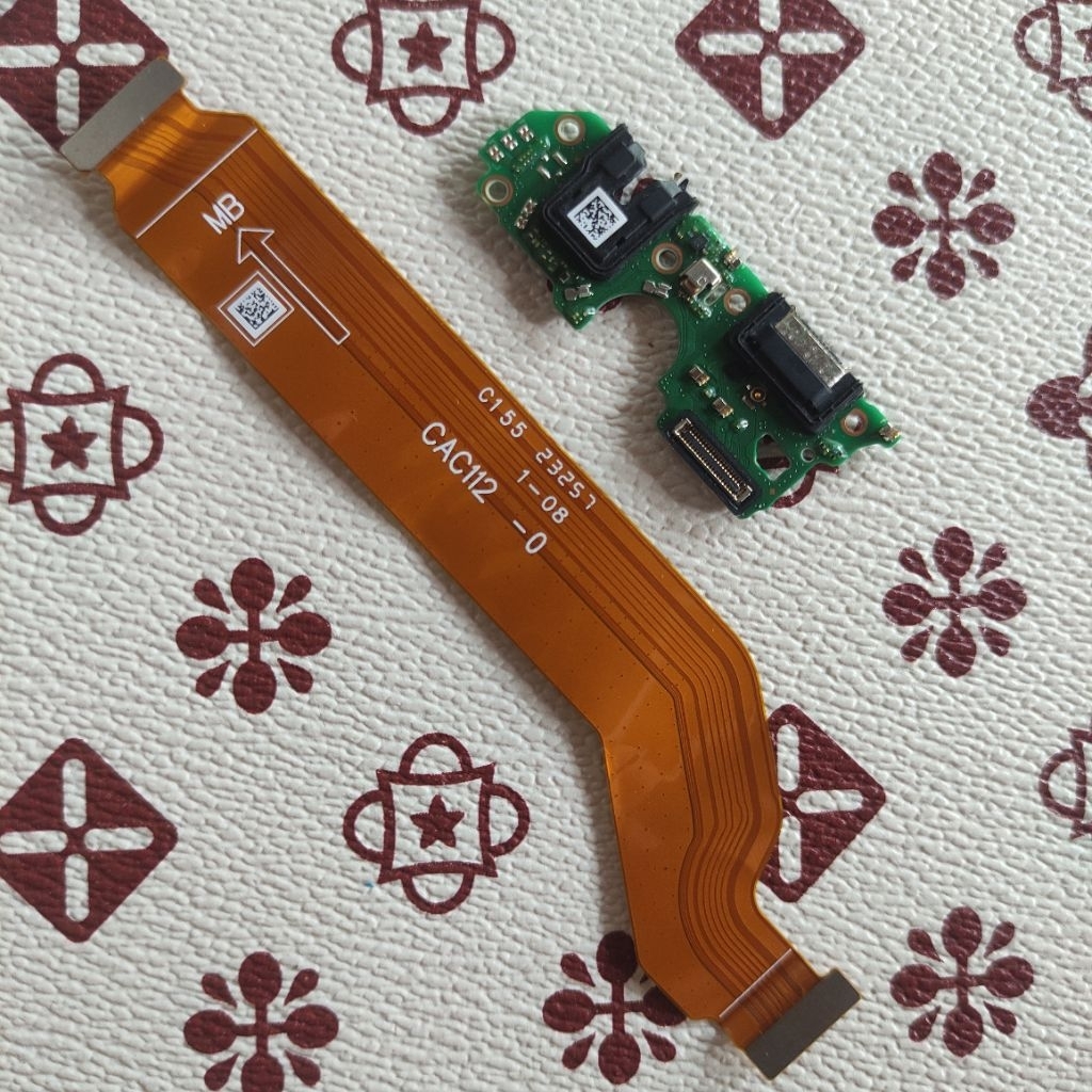 Fleksibel Konektor USB Charger Papan Cas Oppo A58 Original Copotan