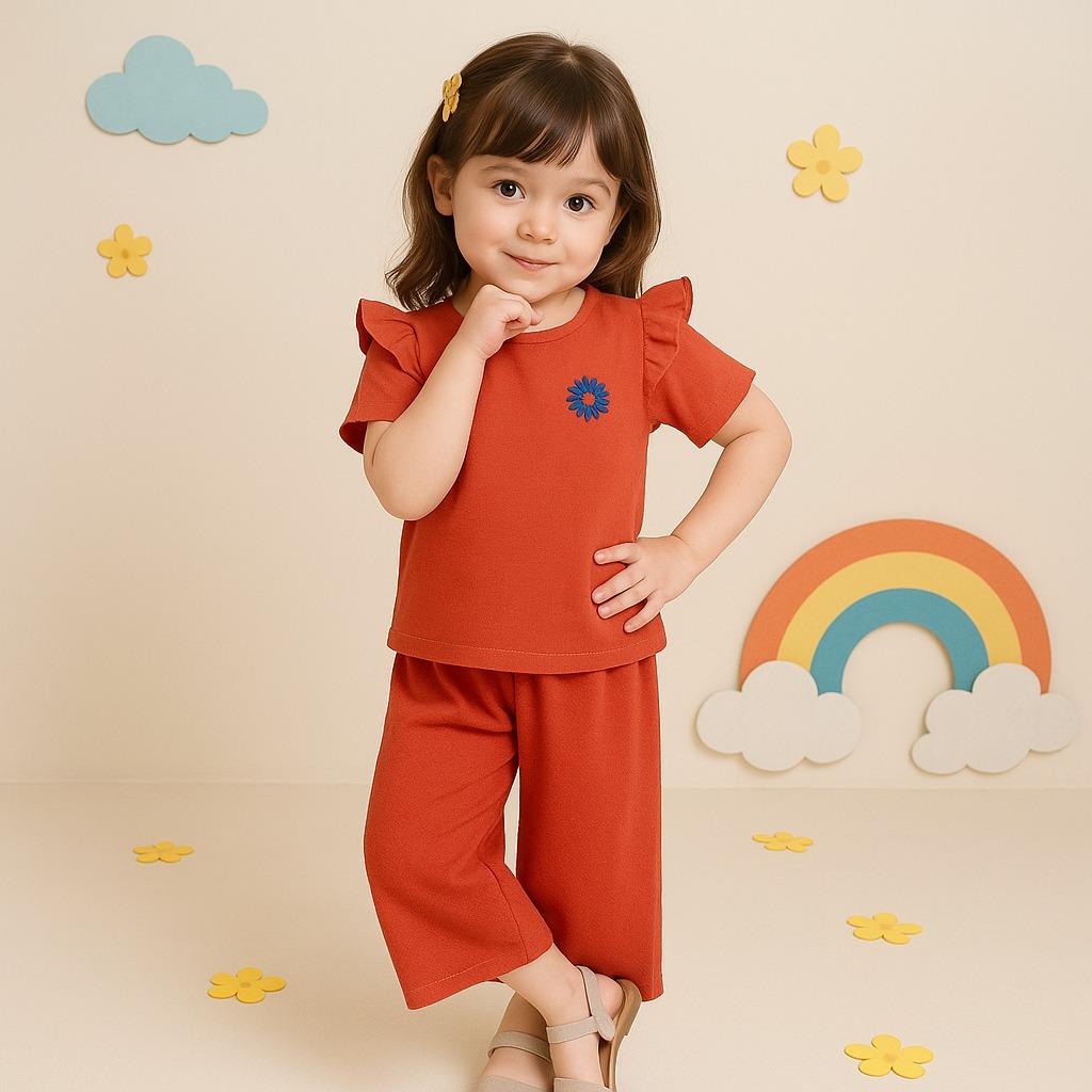 SET MANGO KNIT RIB ANAK / SETELAN ANAK PEREMPUAN