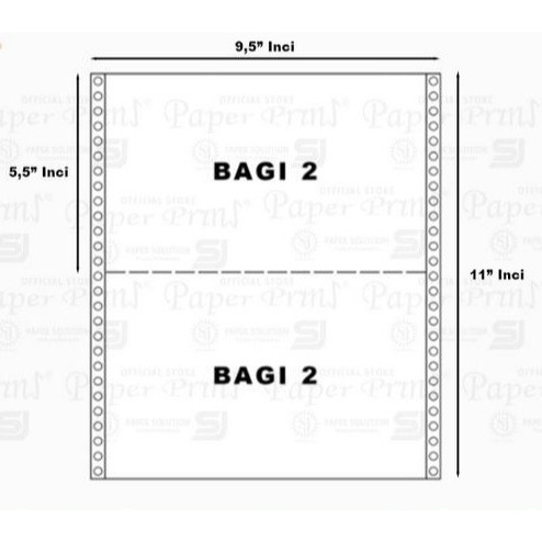 

Promo PAPER PRYNS CONTINUOUS FORM 9 1/2" X 11'' 4 PLY BAGI 2 NCR PRS (DUS)