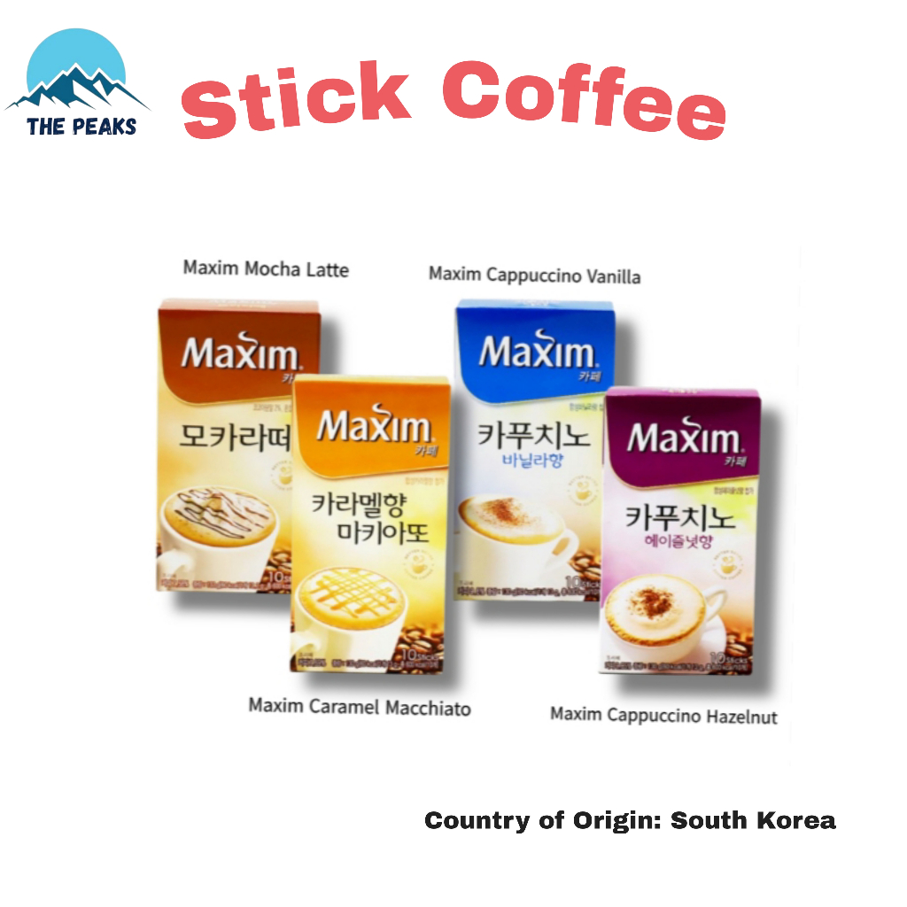 

(The Peaks) Maxim Cafe isi 10 Stik Minuman Serbuk Kopi Instan siap Minum