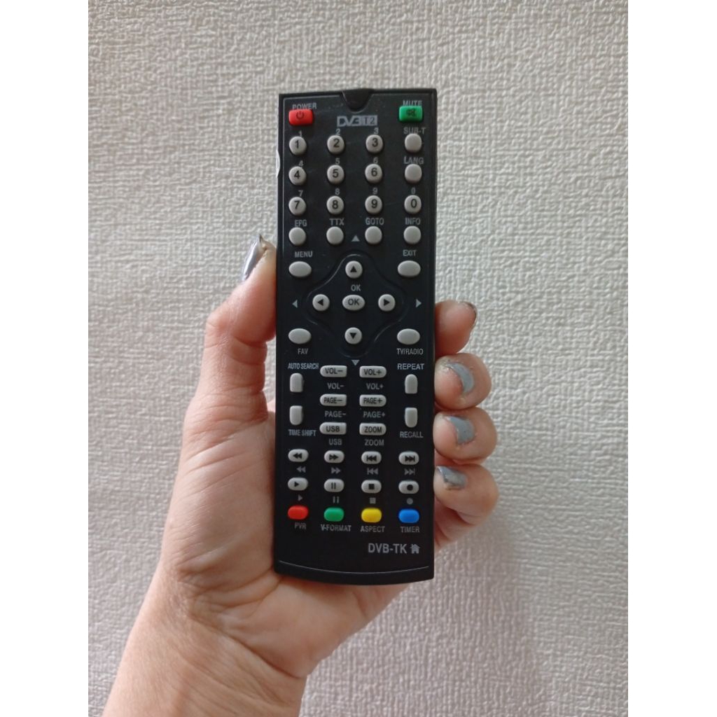 Remote STB Rinrei DRN-511W DVBT2 / Remot Receiver Parabola Rinrei 511A