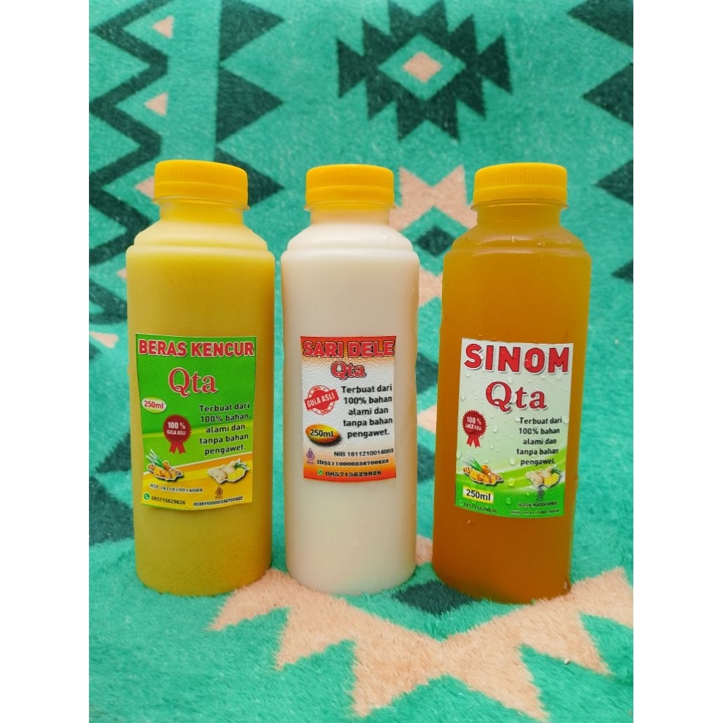 

sinom,beras kencur,saridele