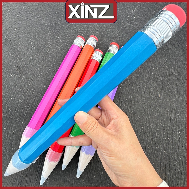 

XiNZ Pensil Jumbo Besar 33 CM Mainan Pencil Pensil Jumbo Hiasan Photo Kado Alat Tulis Anak-anak