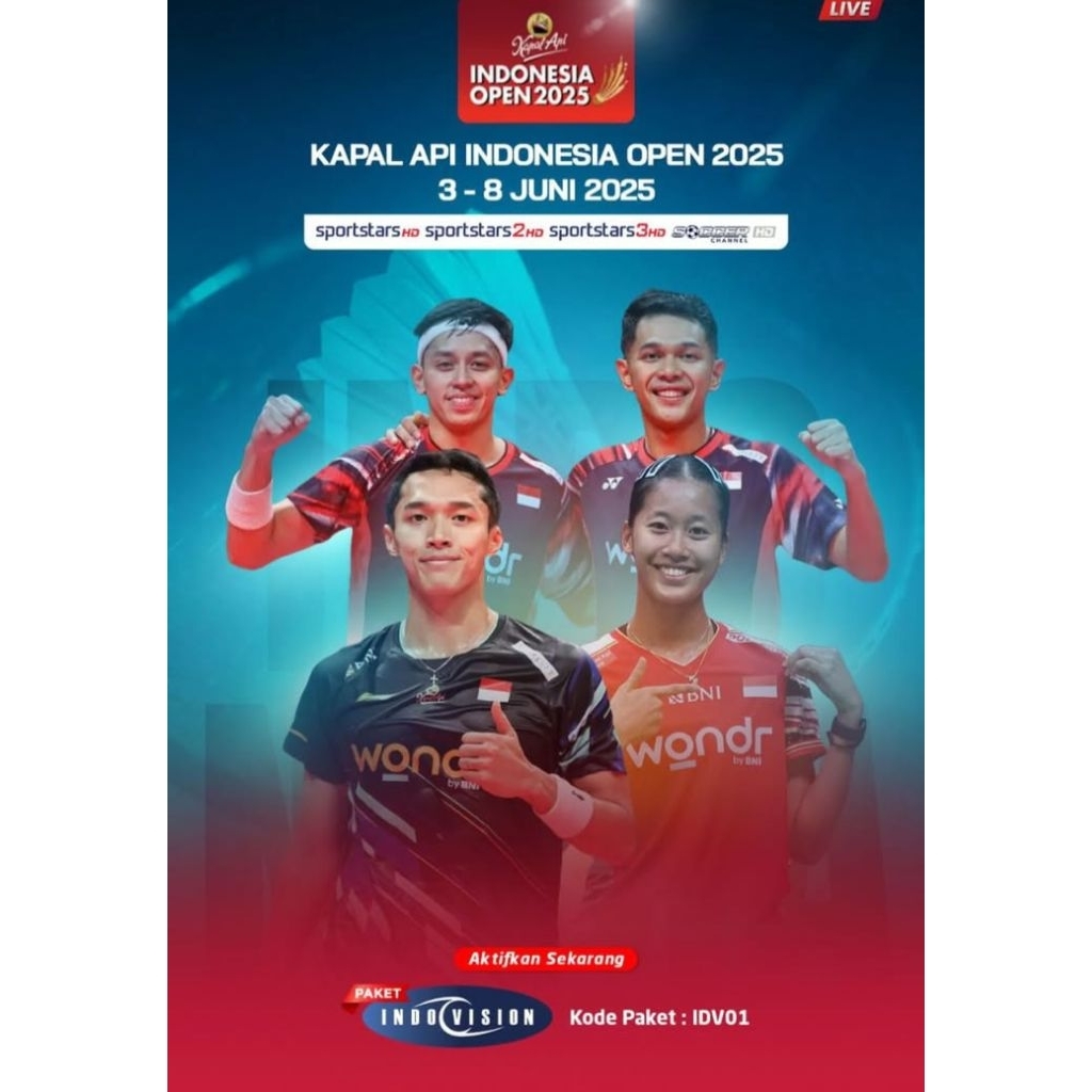 Paket indovision kvision 1bulan