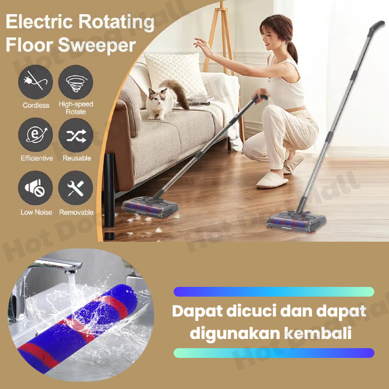 Best Deals Electric Sweeper/Penyapu Listrik Sapu Multifungsi Alat Sapu Lantai Sapu