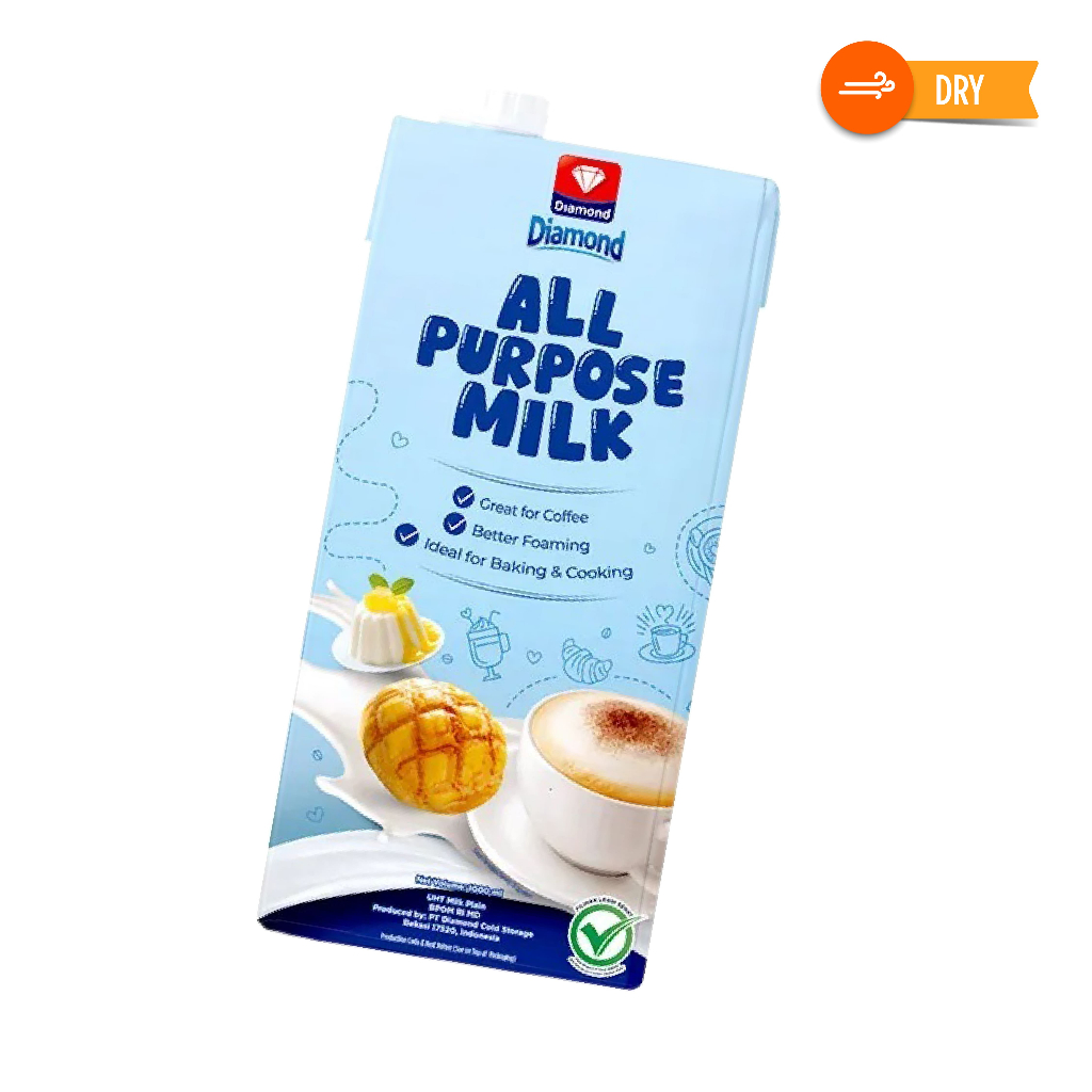 

DIAMOND UHT MILK ALL PURPOSE 1 LT