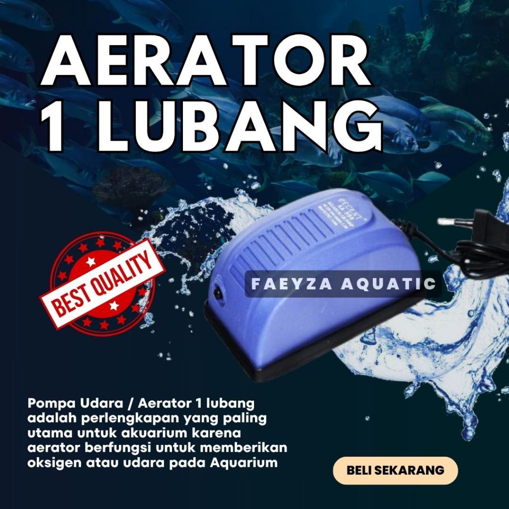 POMPA UDARA AERATOR AQUARIUM 1 LUBANG