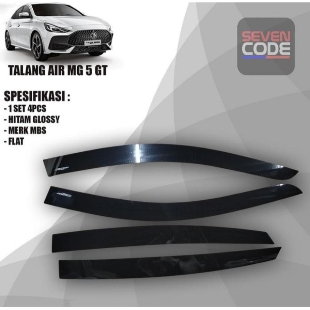 TALANG AIR MG 5 GT MODEL FLAT / SIDE VISOR MG 5 GT FLAT