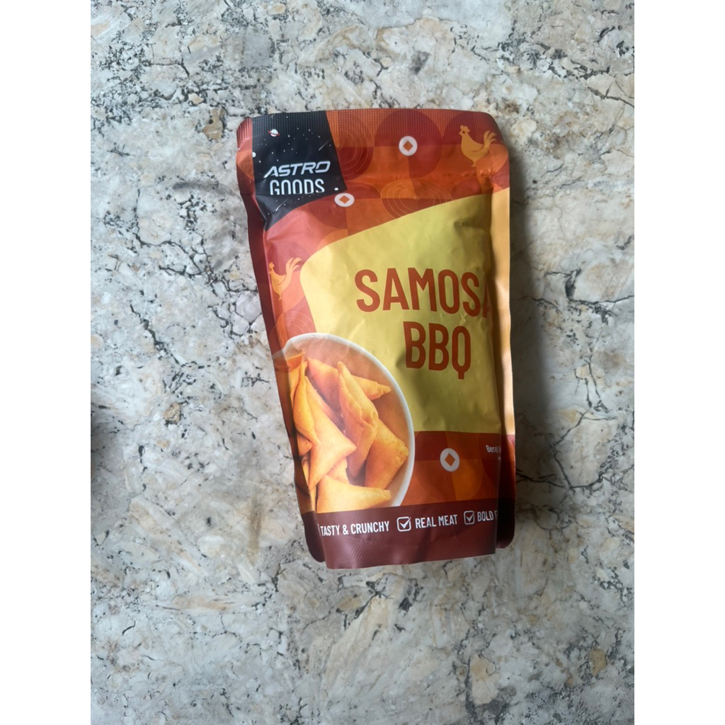 

[PRODUCT INDONESIA] ready surabaya samosa BBQ 70 gram astro food / camilan snack samosa barbeque produksi indonesia