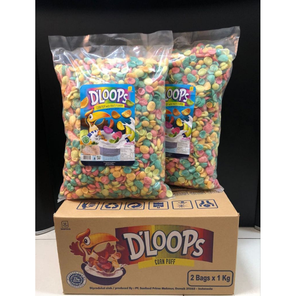 

[2 kg] D'LOOPS Sereal Coklat/Fruity