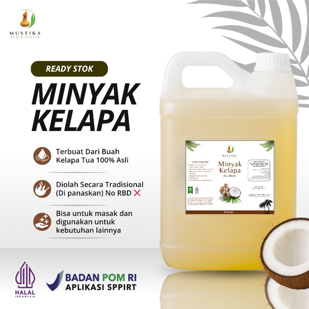 

Ready Minyak Kelapa Asli Kletik 5 Liter Minyak Kelapa Murni Minyak Kelapa Olahan Tradisional