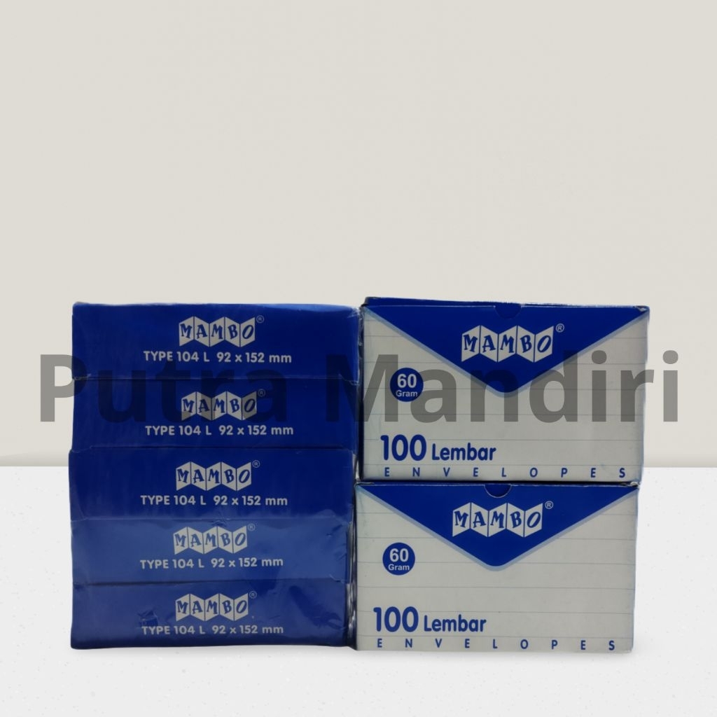 

Amplop MAMBO TANGGUNG, 92mm x 152mm, isi (100 lembar)
