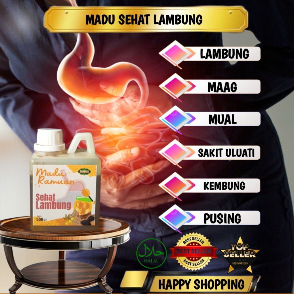 

Madu Sehat Lambung 500Gr